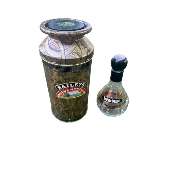 Baileys Irish Mist Collectible Tin Can‎ & Bottle Set Limited Edition - Picture 1 of 6